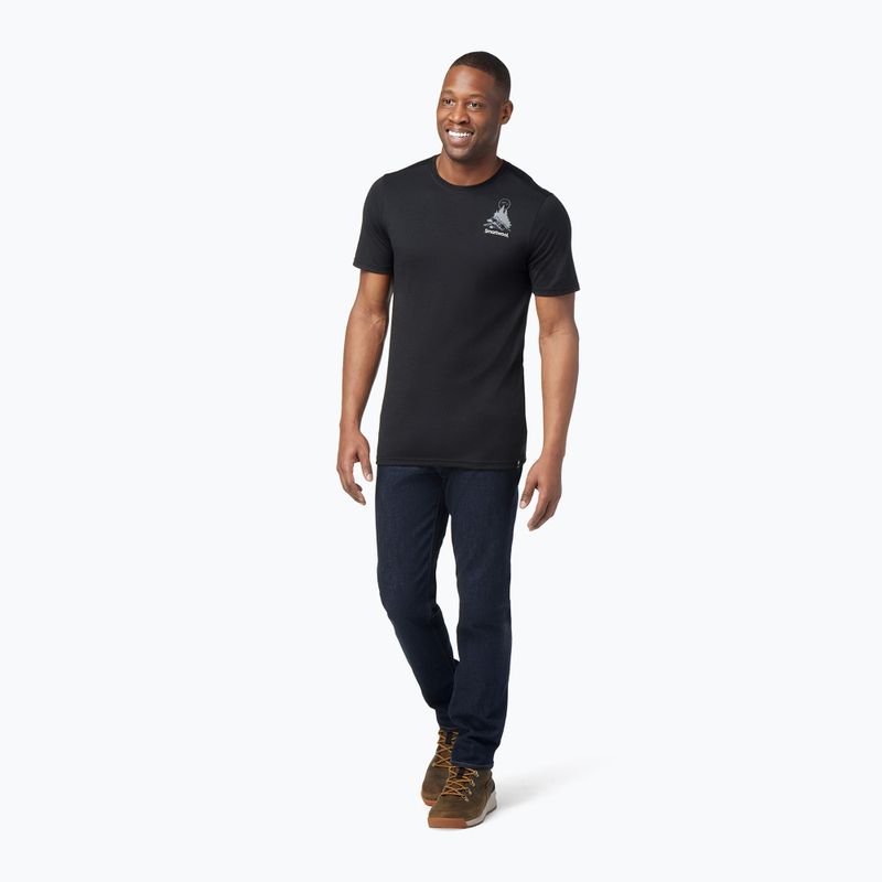 Smartwool Wilderness Summit Graphic Tee Uomo Camicia da trekking nera SW016673001 2