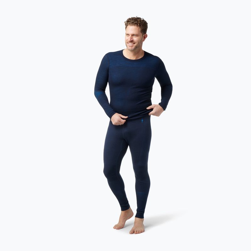 Smartwool Intraknit Thermal Merino Base Layer Bottom Uomo blu scuro/laguna blue 2