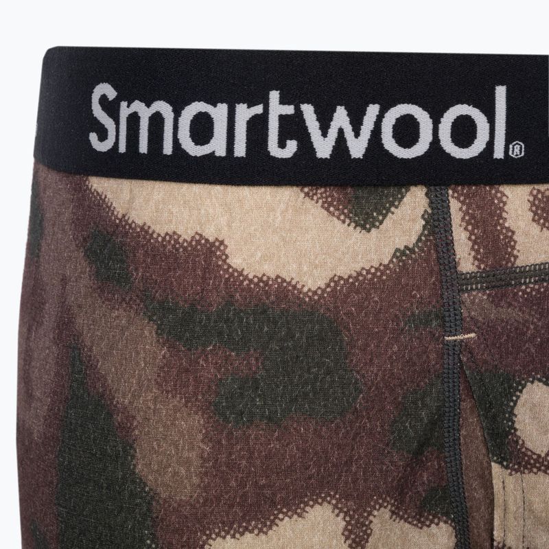 Boxer da uomo Smartwool Merino Print Boxer da uomo in scatola dune blurred camo print thermal boxers 3