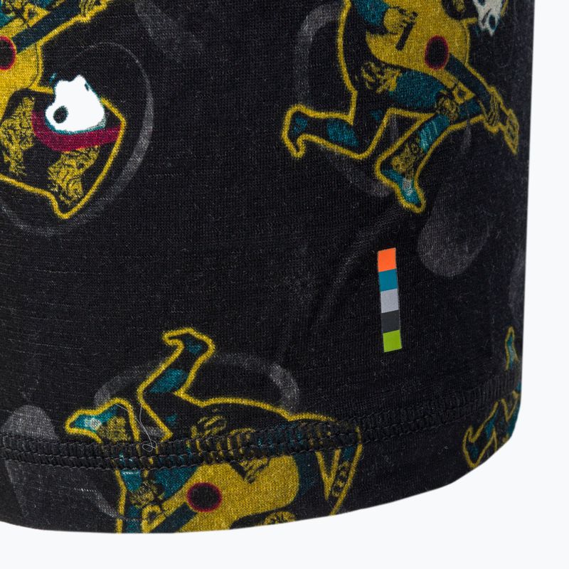 Uomo Smartwool Merino Print Boxer Brief Boxer termici in scatola nero/multi 3