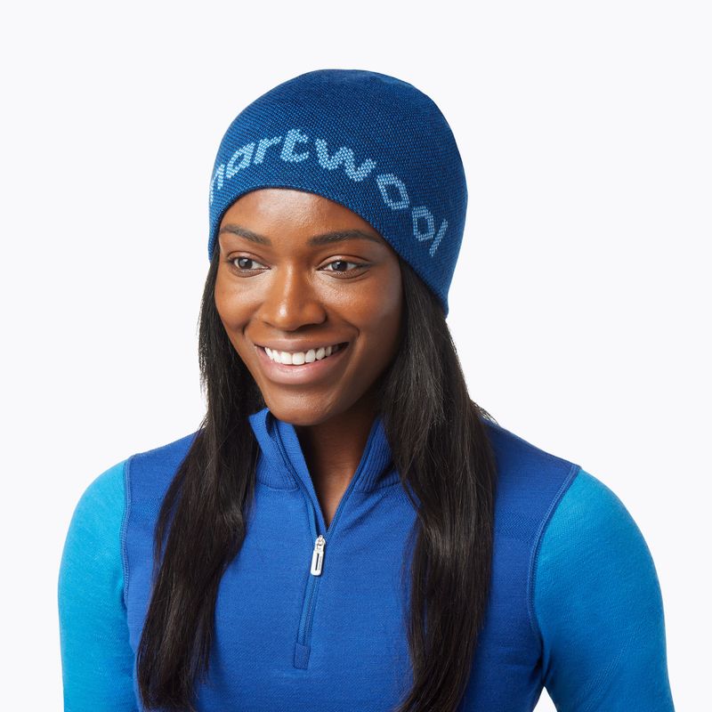 Berretto invernale Smartwool Lid Logo blu SW011441J96 8