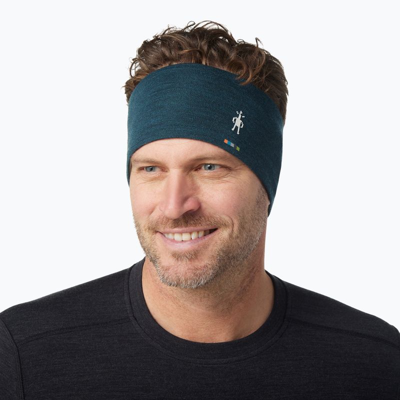 Smartwool Thermal Merino Fascia reversibile blu SW0SC969G75 5