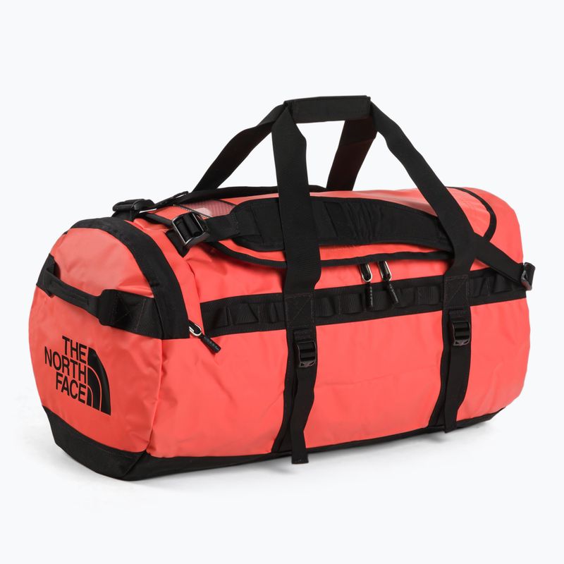 The North Face Base Camp Duffel M 71 l borsa da viaggio retro arancio/nero