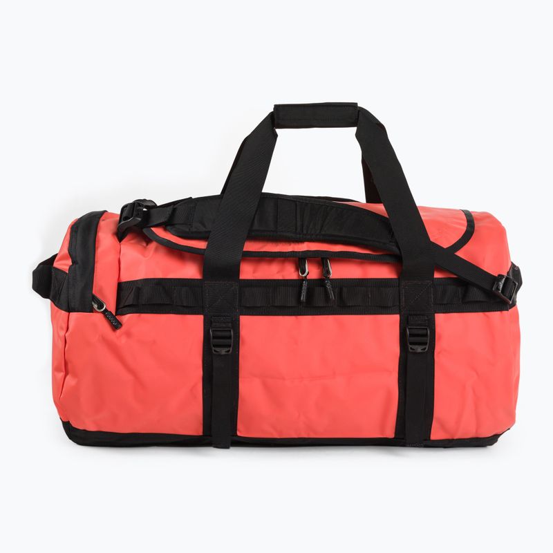 The North Face Base Camp Duffel M 71 l borsa da viaggio retro arancio/nero 2