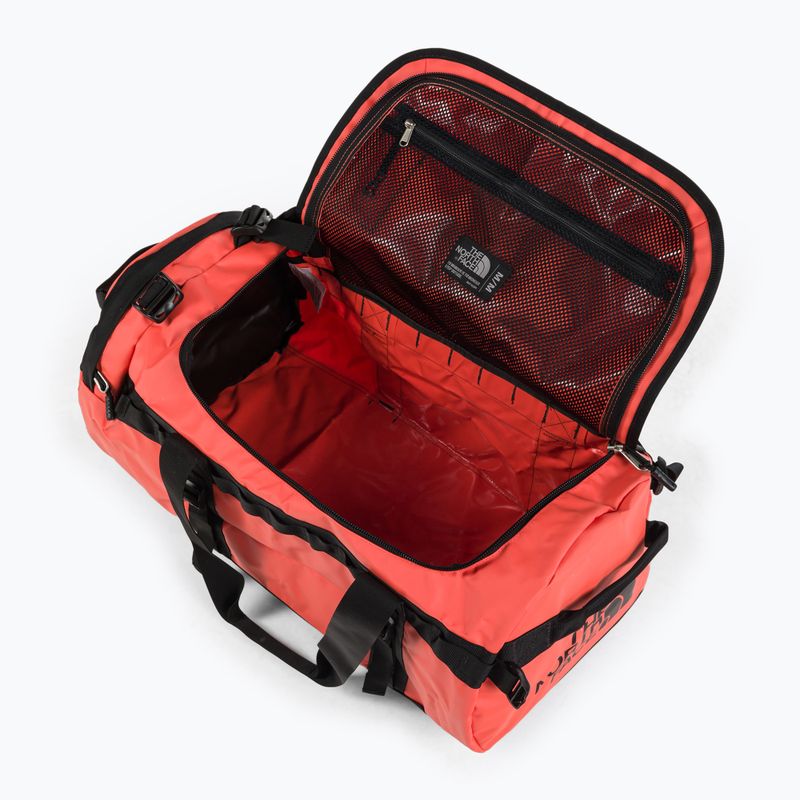 The North Face Base Camp Duffel M 71 l borsa da viaggio retro arancio/nero 6