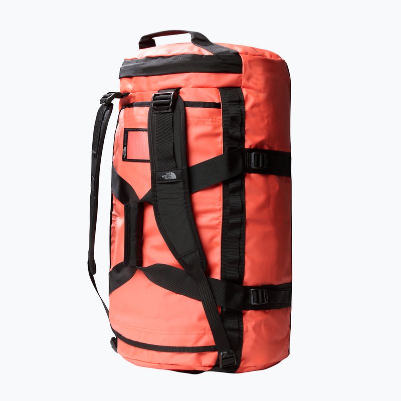 The North Face Base Camp Duffel M 71 l borsa da viaggio retro arancio/nero 9