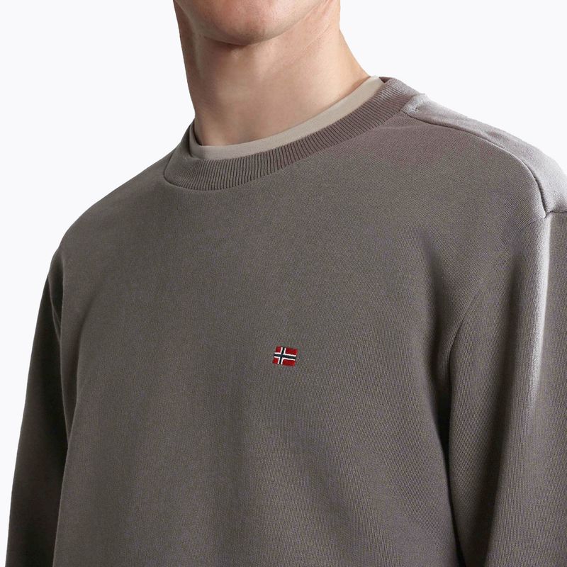 Felpa Napapijri uomo NP0A4H89 gris 3