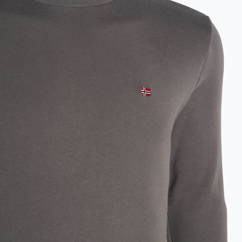 Felpa Napapijri uomo NP0A4H89 gris 6