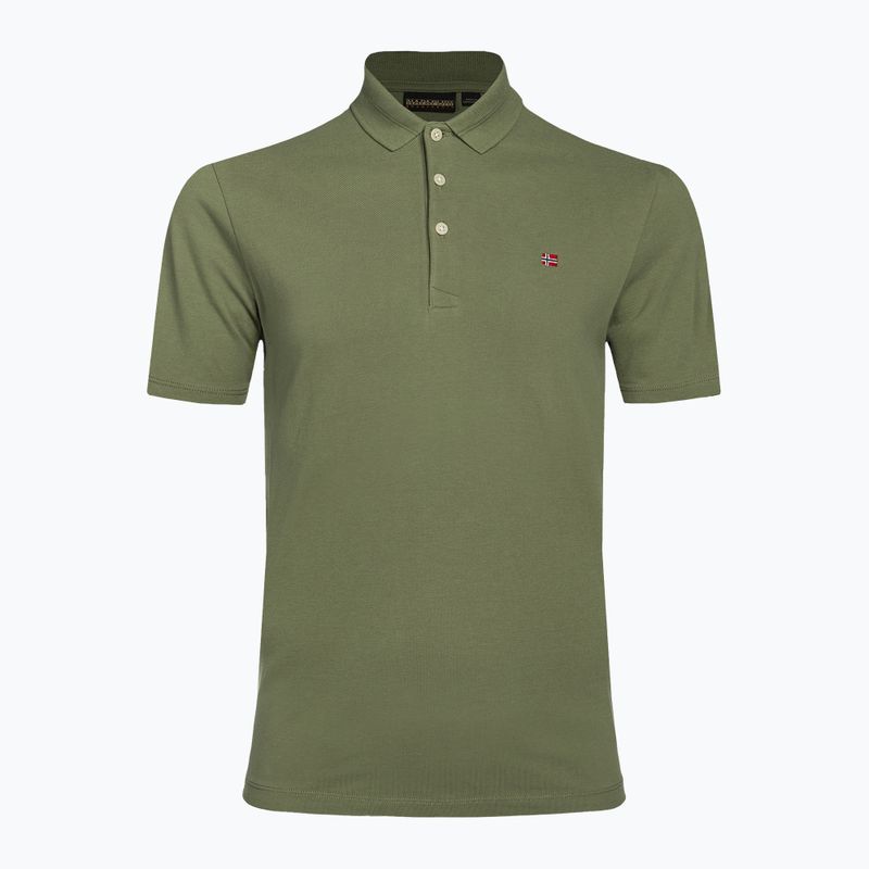 Polo Napapijri Ealis verde lichene da uomo 5