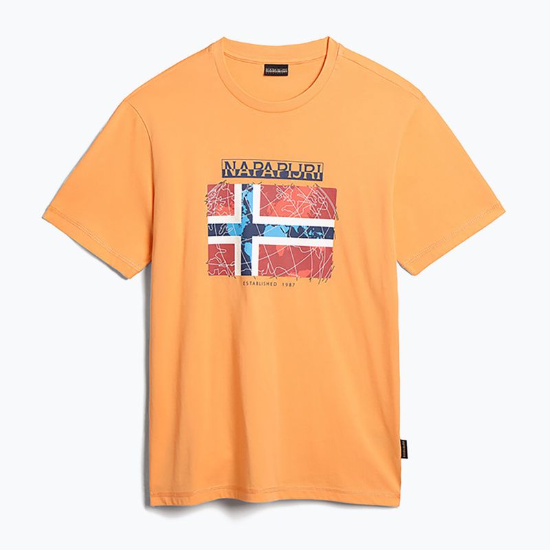 Maglietta Napapijri NP0A4H22 naranja da uomo 5