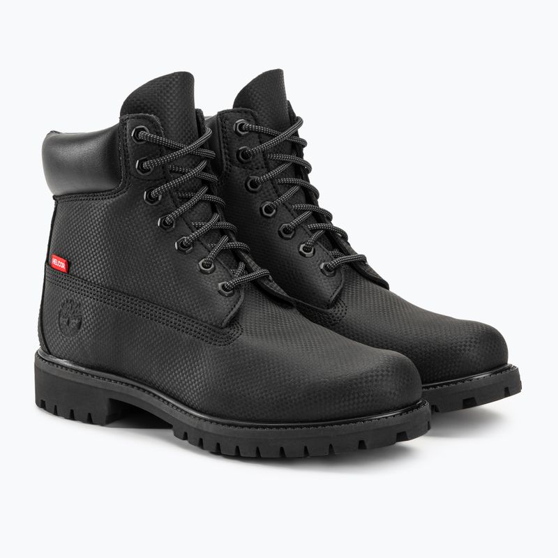 Stivali da trekking da uomo Timberland 6In Premium Boot nero helcor 4