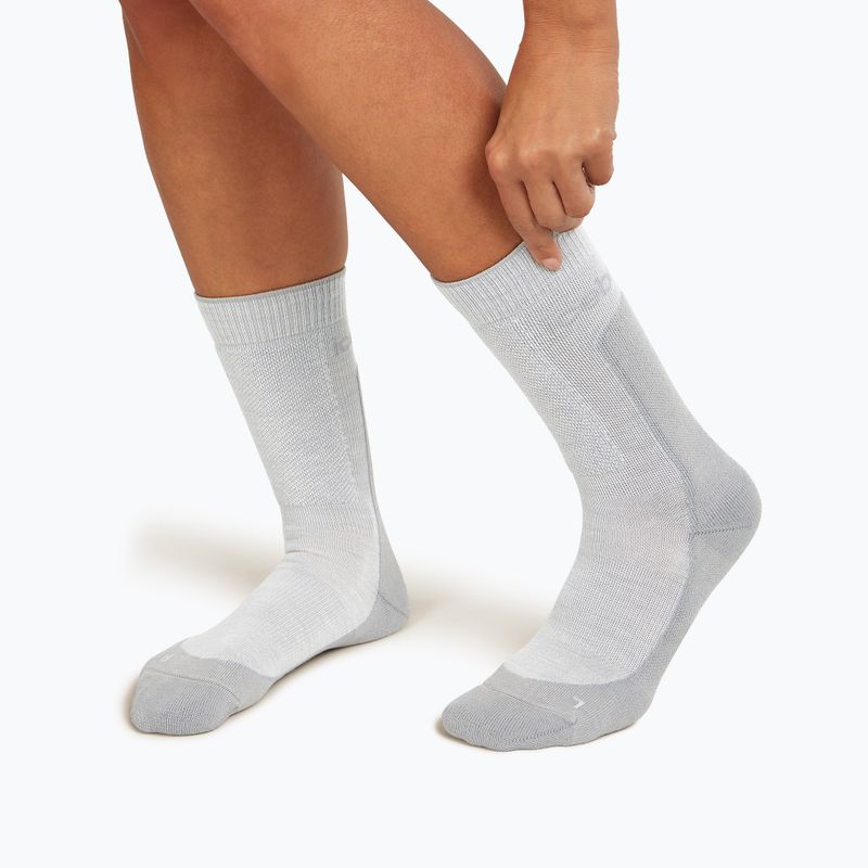 Calze da trekking Icebreaker da donna Merino Hike+ Medium Crew ether/alloy 3