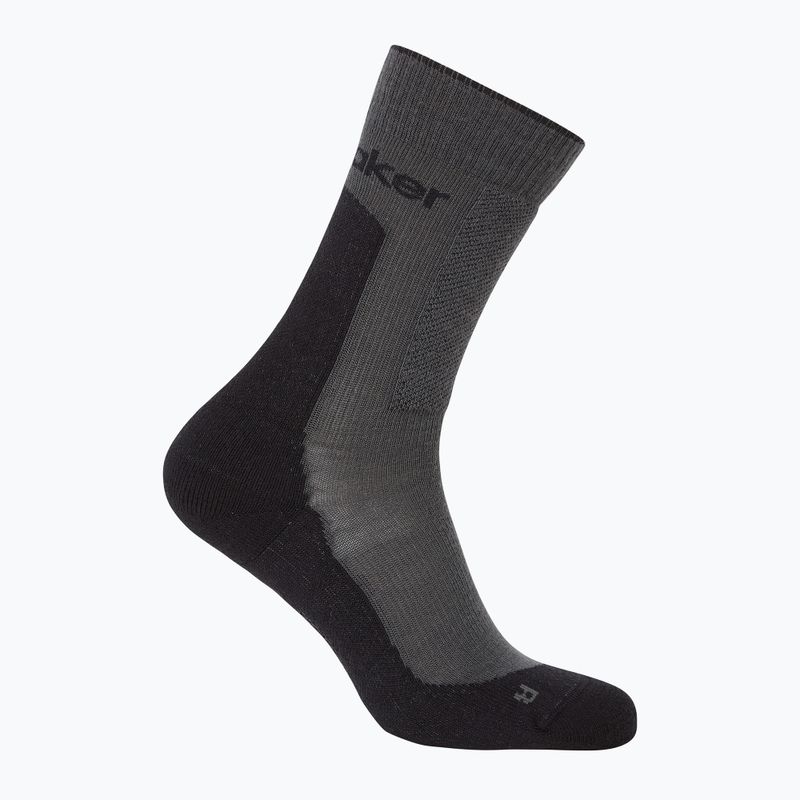 Calzini Icebreaker da donna Merino Hike+ Medium Crew ossidiana/nero