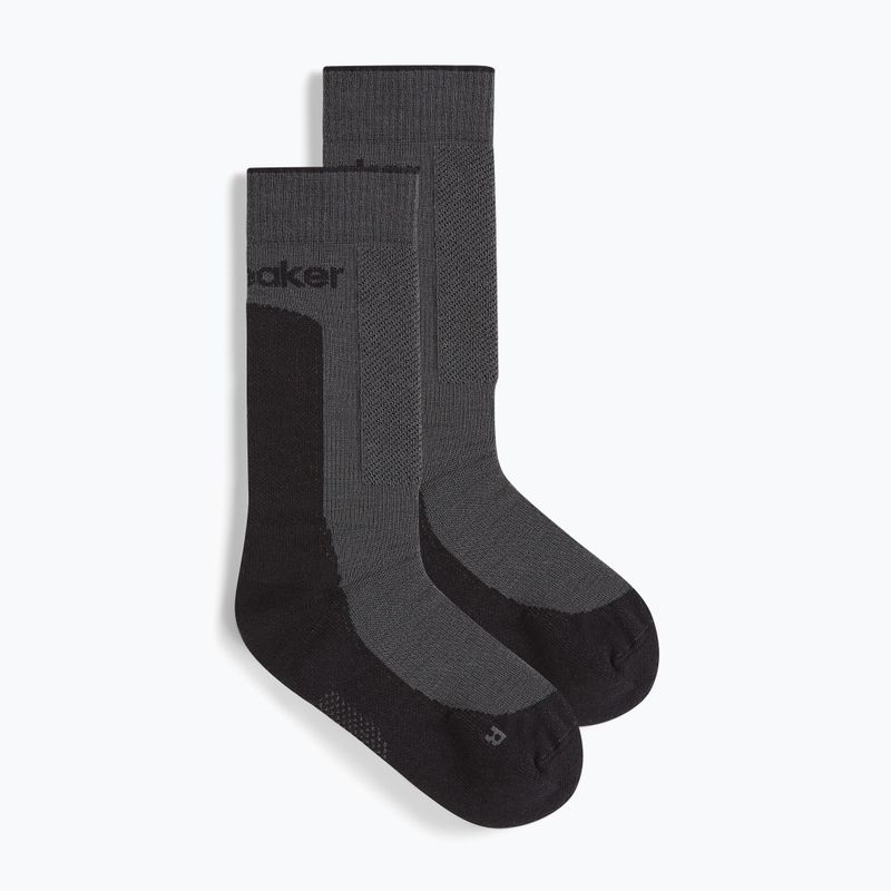 Calzini Icebreaker da donna Merino Hike+ Medium Crew ossidiana/nero 2