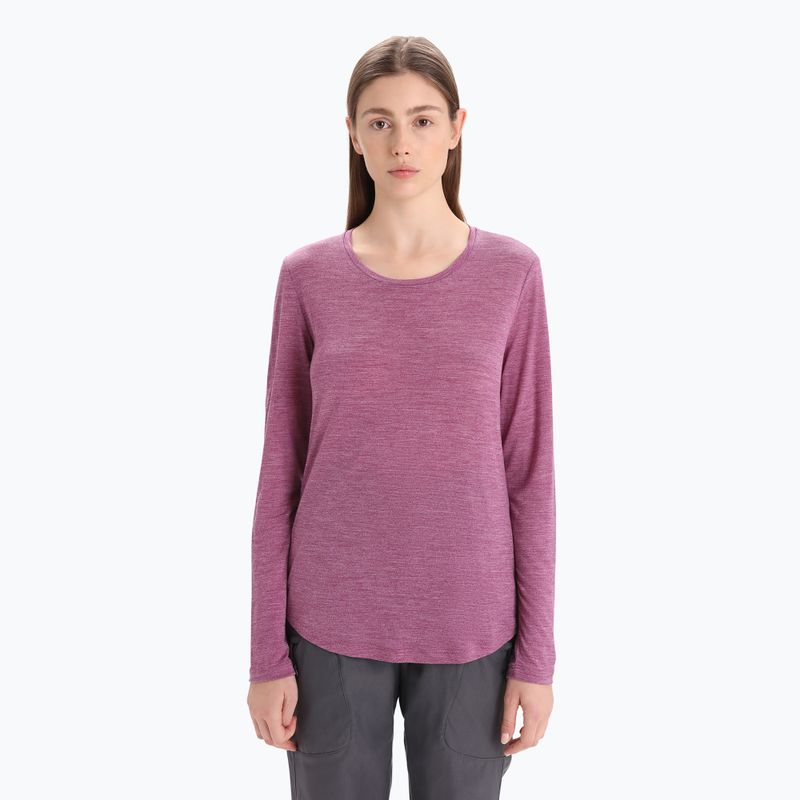 Icebreaker Sphere II go berry trekking longsleeve da donna