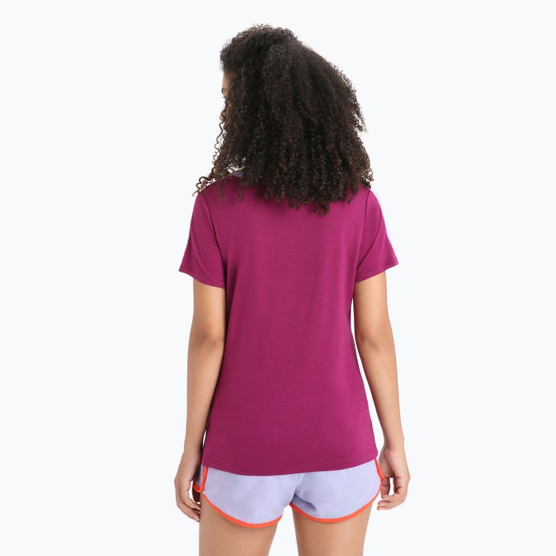 Camicia da trekking Icebreaker da donna Zoneknit purple gaze 3