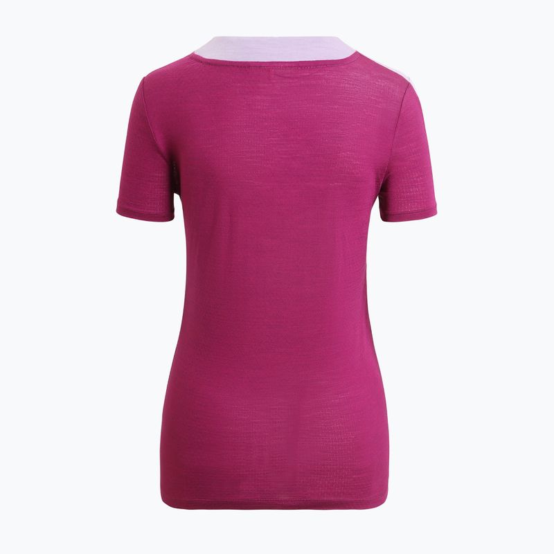 Camicia da trekking Icebreaker da donna Zoneknit purple gaze 7