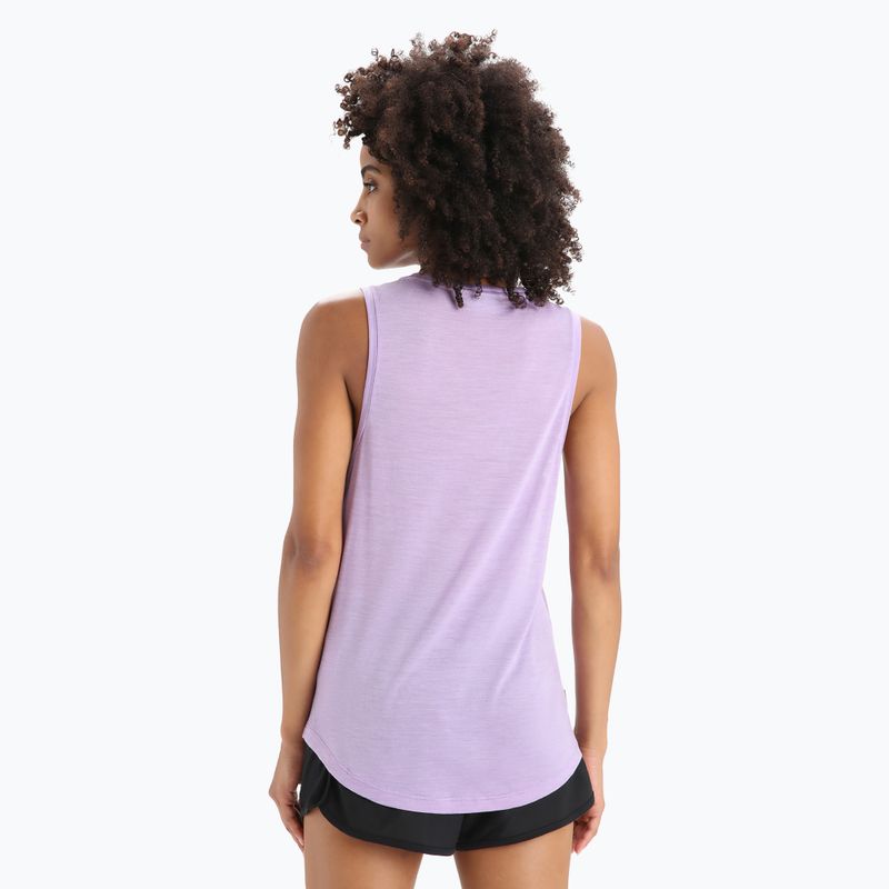Maglietta da trekking Icebreaker donna Sphere II Tank gaze viola 3