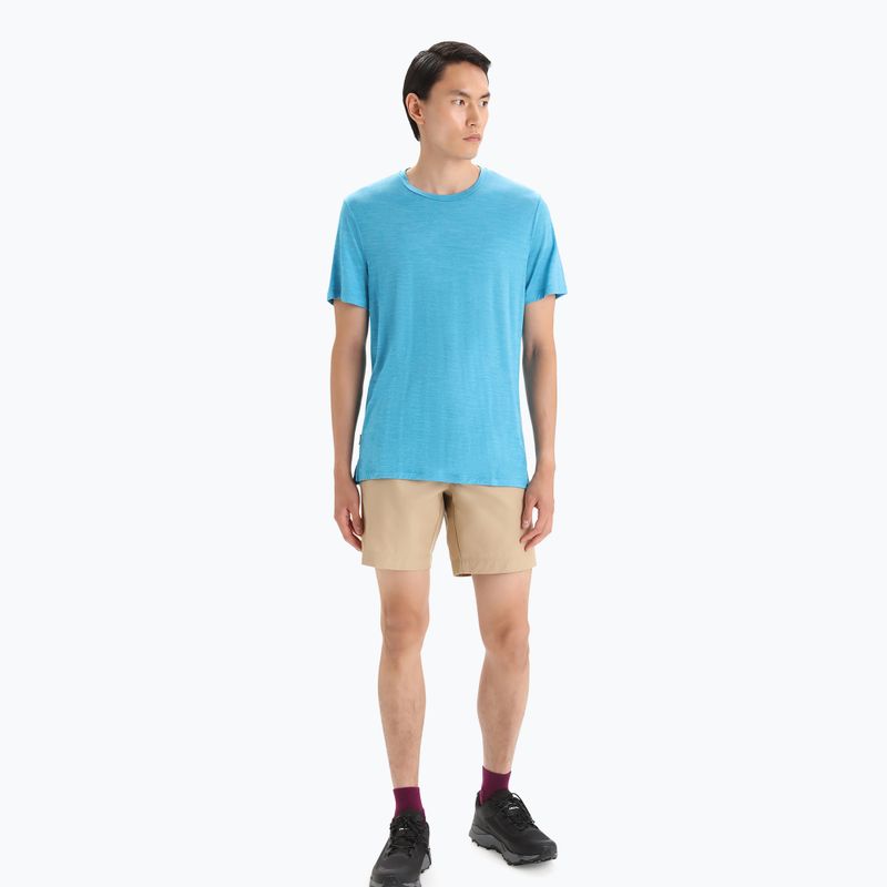 Camicia da trekking Icebreaker Sphere II da uomo, geo blu 2