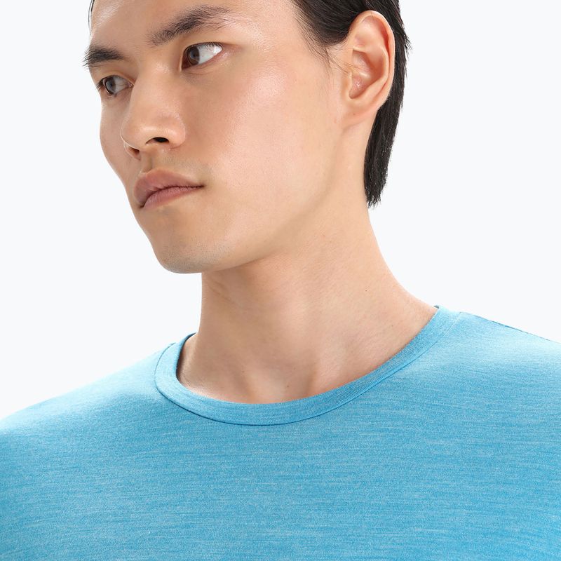 Camicia da trekking Icebreaker Sphere II da uomo, geo blu 4