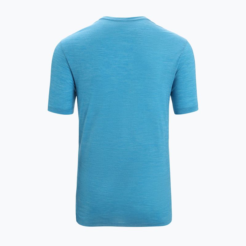 Camicia da trekking Icebreaker Sphere II da uomo, geo blu 7