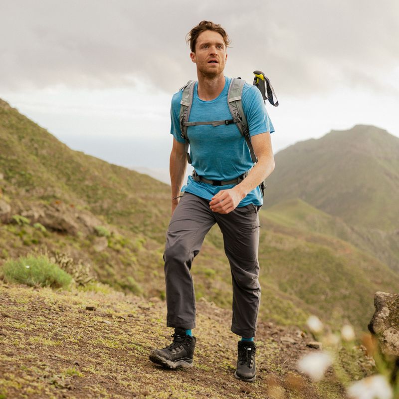 Camicia da trekking Icebreaker Sphere II da uomo, geo blu 9
