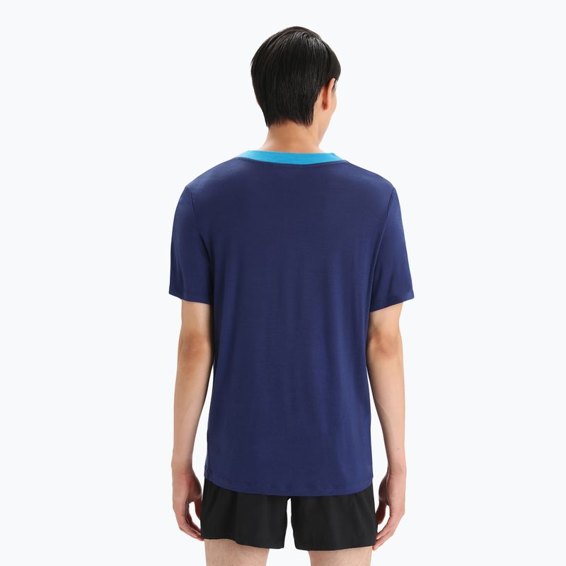 Camicia da trekking Icebreaker Zoneknit da uomo, geo blu 3