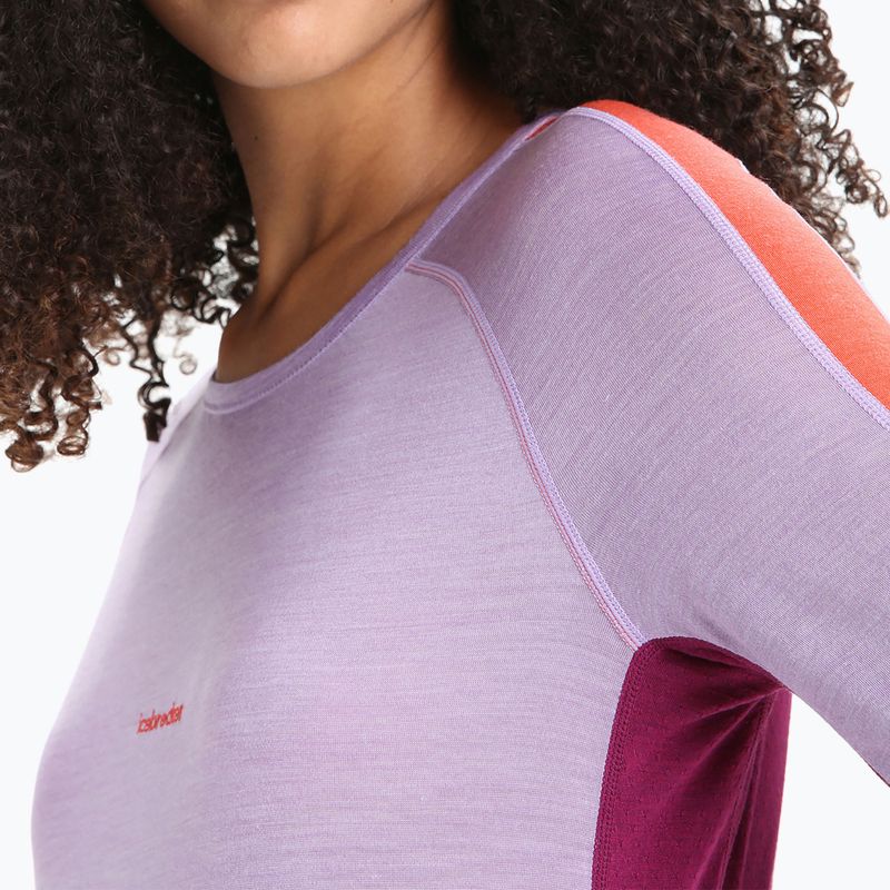Maglia termica da donna icebreaker 125 Zoneknit Crewe purple gaze 5