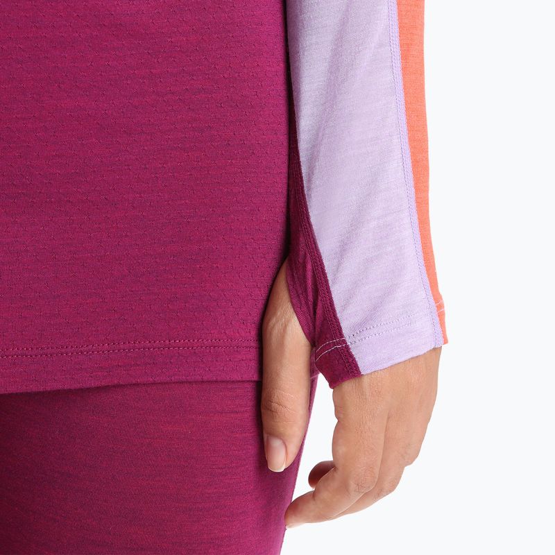 Maglia termica da donna icebreaker 125 Zoneknit Crewe purple gaze 6