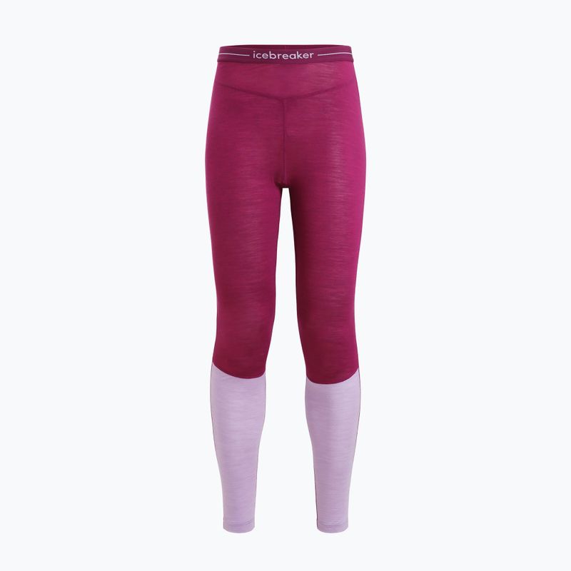 Pantaloni termici donna icebreaker 125 Zoneknit purple gaze 7
