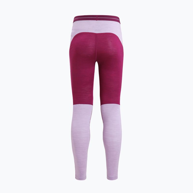 Pantaloni termici donna icebreaker 125 Zoneknit purple gaze 8