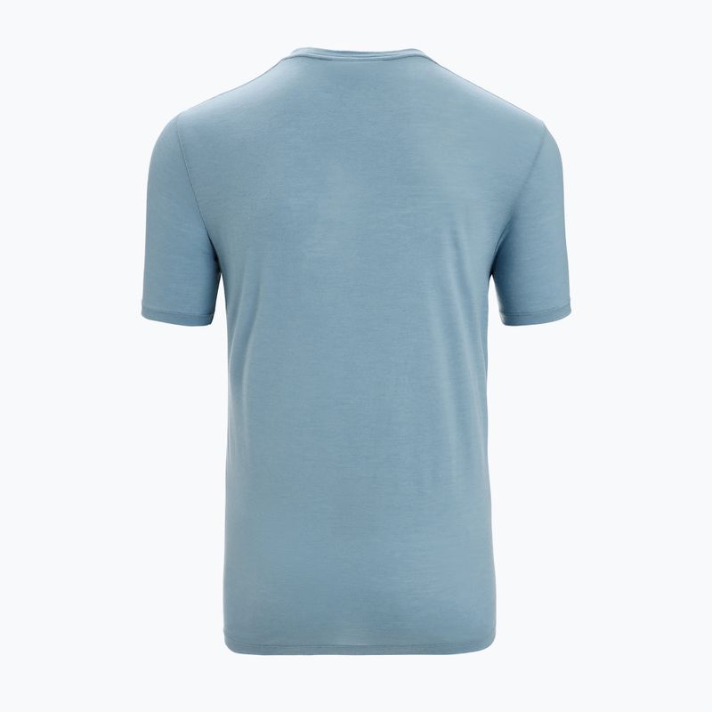 Camicia da trekking Icebreaker Tech Lite II Polar Paddle da uomo blu astrale 7