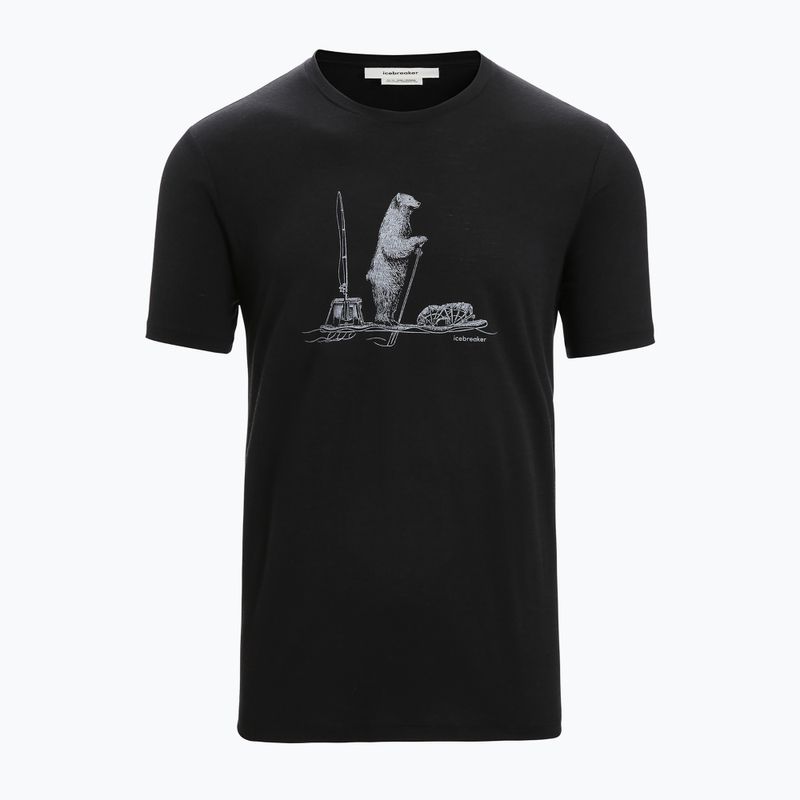 Camicia da trekking Icebreaker Tech Lite II Polar Paddle uomo nero 6