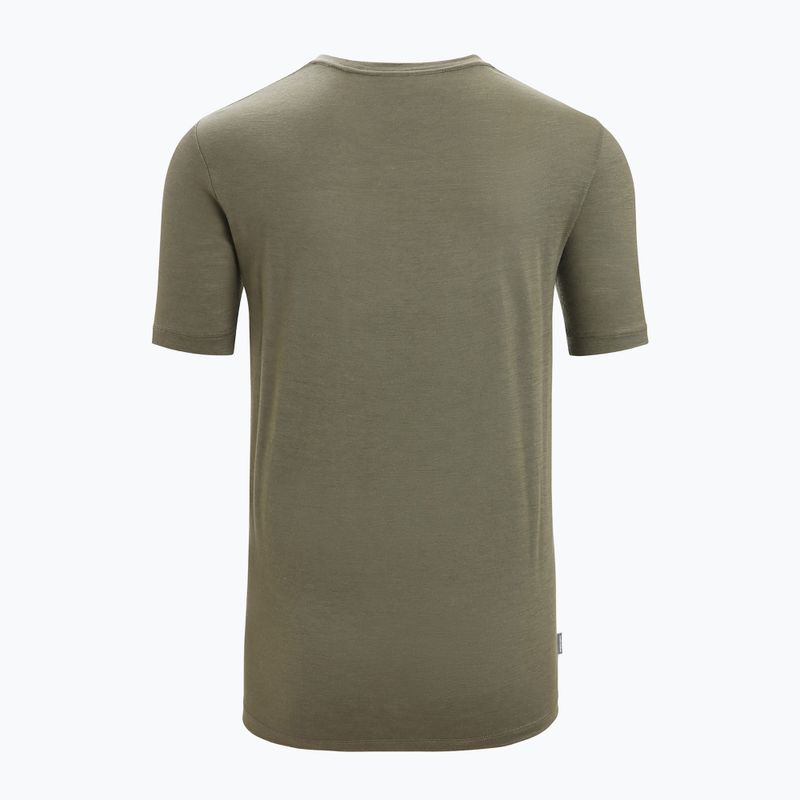Camicia da trekking Icebreaker Tech Lite II Polar Paddle da uomo loden 7