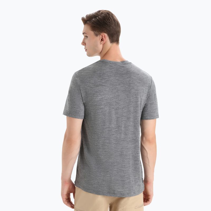 Icebreaker Tech Lite II Nature Sprint maglia da trekking uomo gritstone 3