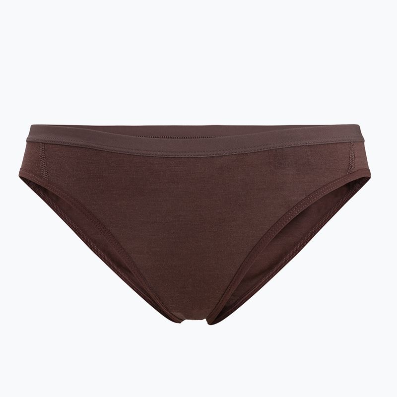 Mutandine termiche da donna Icebreaker Siren Bikini umber