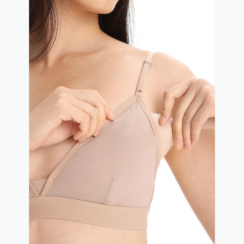 Reggiseno termico icebreaker Merino 150 Siren Bra Inserts praline 9