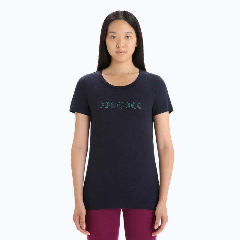 Camicia da trekking Icebreaker Tech Lite II Moon Phase donna, mezzanotte marina