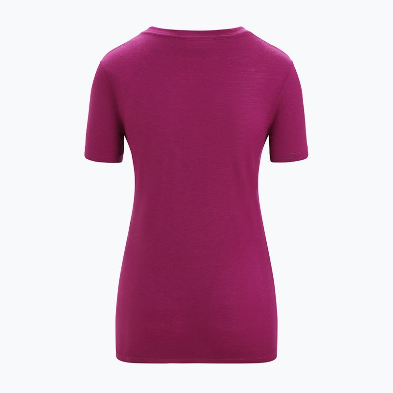 Icebreaker Tech Lite II Camicia da trekking da donna fase lunare go berry 6