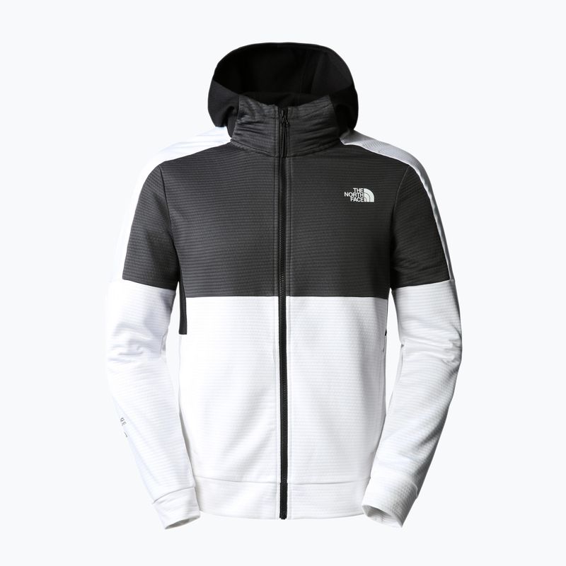 Felpa da trekking da uomo The North Face MA Full Zip Fleece bianco