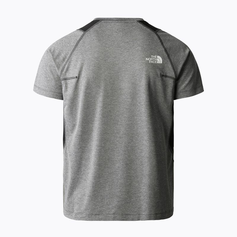 Camicia da trekking da uomo The North Face AO Glacier asphalt grey white heather/black 2