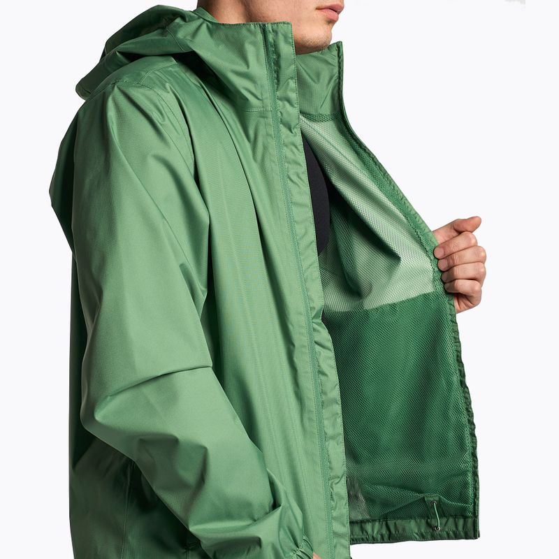 Giacca antipioggia da uomo The North Face Quest verde erba intenso 5
