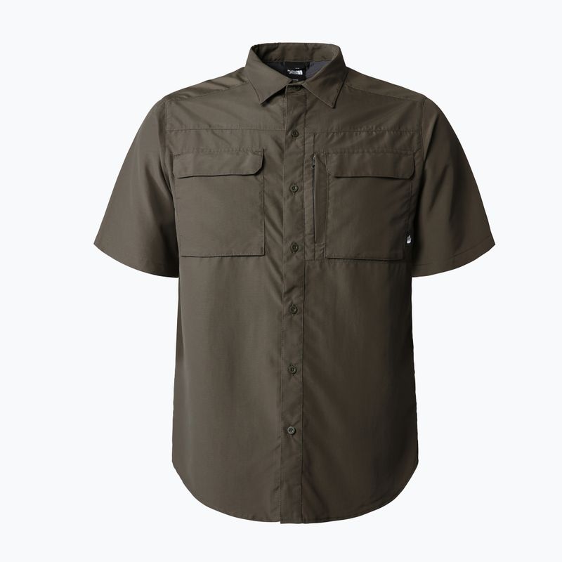 Camicia da uomo The North Face Sequoia taupe verde 4