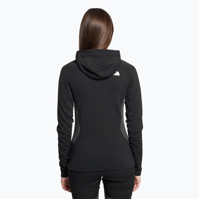 Felpa trekking donna The North Face AO Full Zip Hoodie nero/grigio asfalto 2