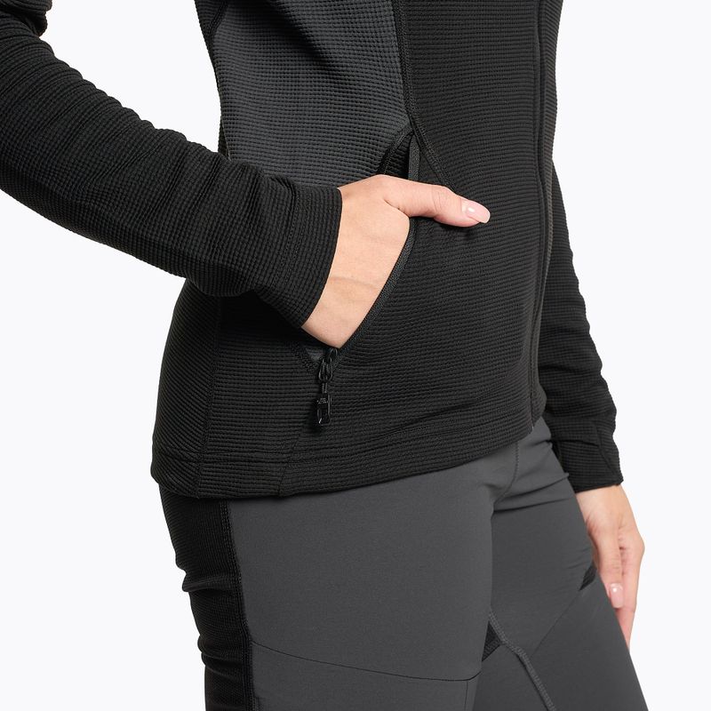 Felpa trekking donna The North Face AO Full Zip Hoodie nero/grigio asfalto 3
