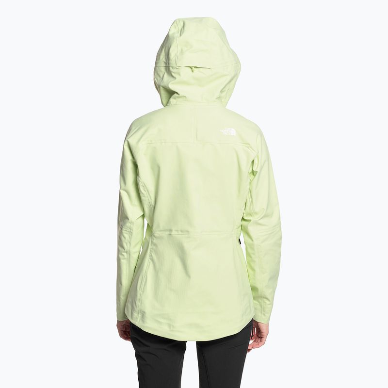 Giacca da pioggia da donna The North Face Stolemberg 3L Dryvent crema lime 2