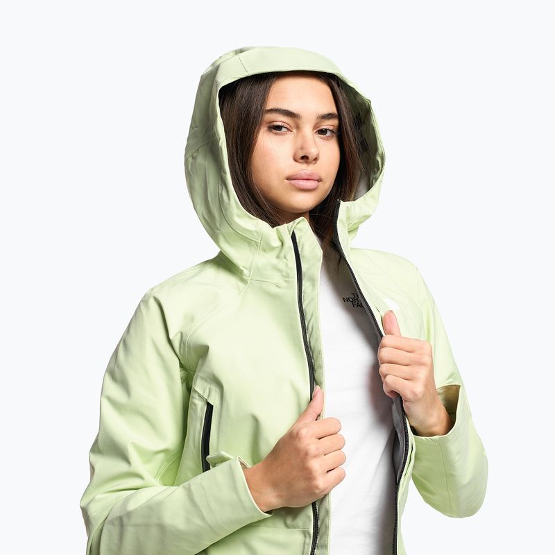 Giacca da pioggia da donna The North Face Stolemberg 3L Dryvent crema lime 3