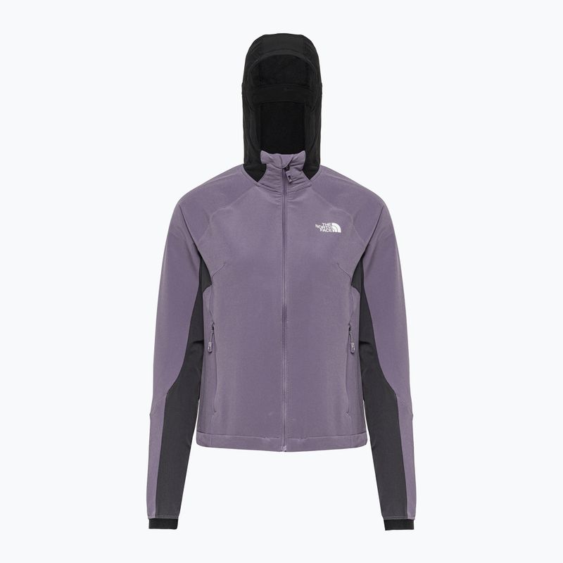 Giacca softshell da donna The North Face AO Softshell Hoodie ardesia lunare/grigio asfalto/nero 5