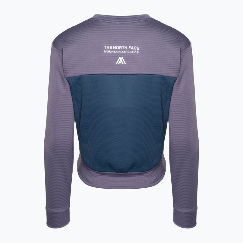 Felpa trekking donna The North Face Ma Crew Neck Fleece ardesia lunare/blu scuro 2