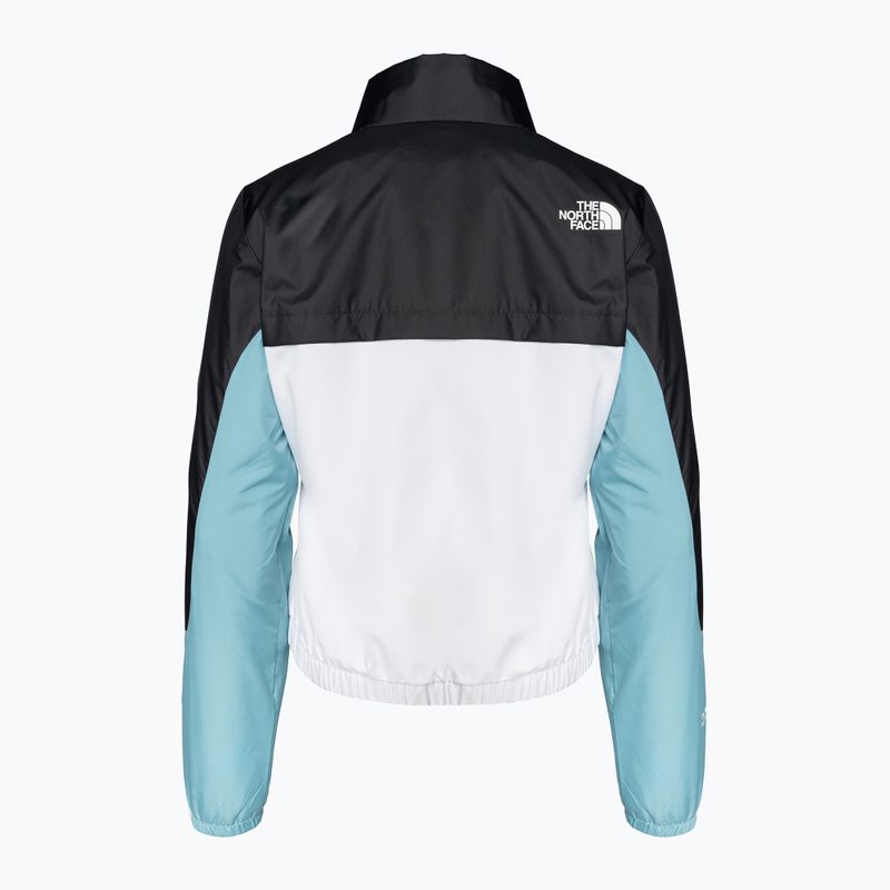 Giacca a vento da donna The North Face MA Wind Full Zip bianco/acqua marina/grigio asfalto 2